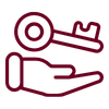 Hand holding a key symbolizing access, security, and unlocking potential in a digital or real-world context.